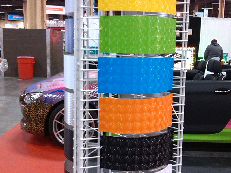Envoltura de automóviles vinilo y fibra de carbono